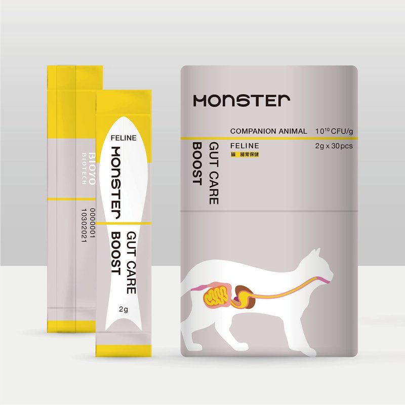 MONSTER BOOST GUT CARE-猫肠胃保健 - 其他 - 其他材质 灰色