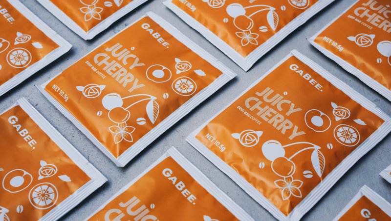 风味耳挂 Juicy Cherry浆果  GABEE. 钻石型耳挂咖啡 - 咖啡 - 新鲜食材 橘色