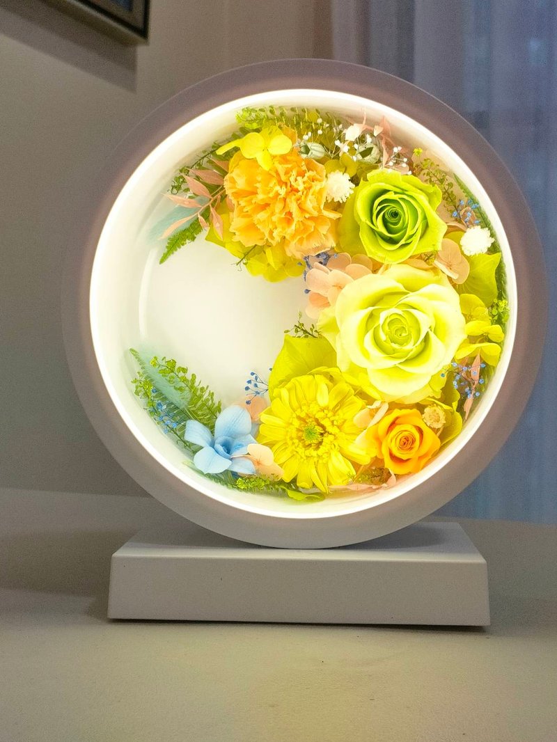花好月圆永生花触控调光充电台灯 - 灯具/灯饰 - 植物．花 多色