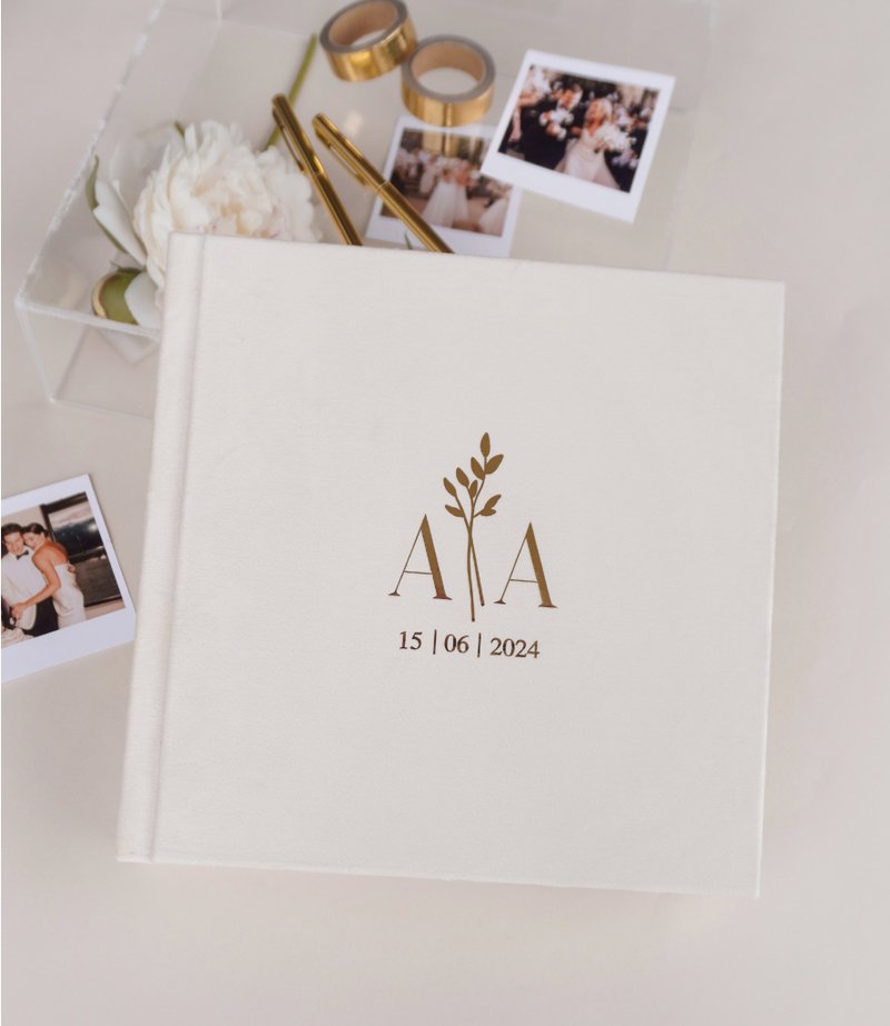 订制手工相册23x23cm 定制化设计|丝绒精装|空白页 - 相簿/相册 - 纸 