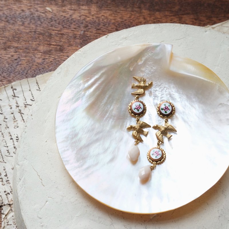 Felice - 耳环/耳夹 - 其他材质 金色