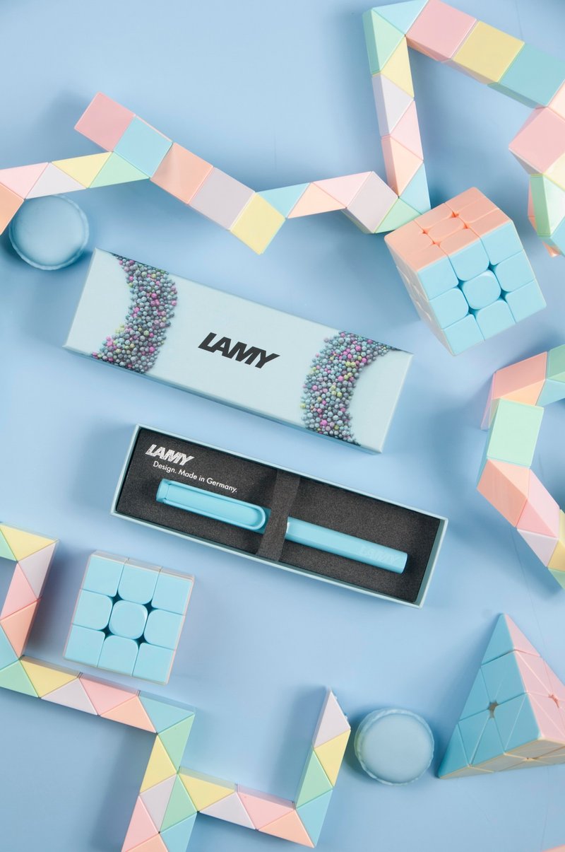 LAMY 钢珠笔 / safari 狩猎者系列 - 限量【2023】- 春日蓝 - 钢珠笔 - 塑料 蓝色