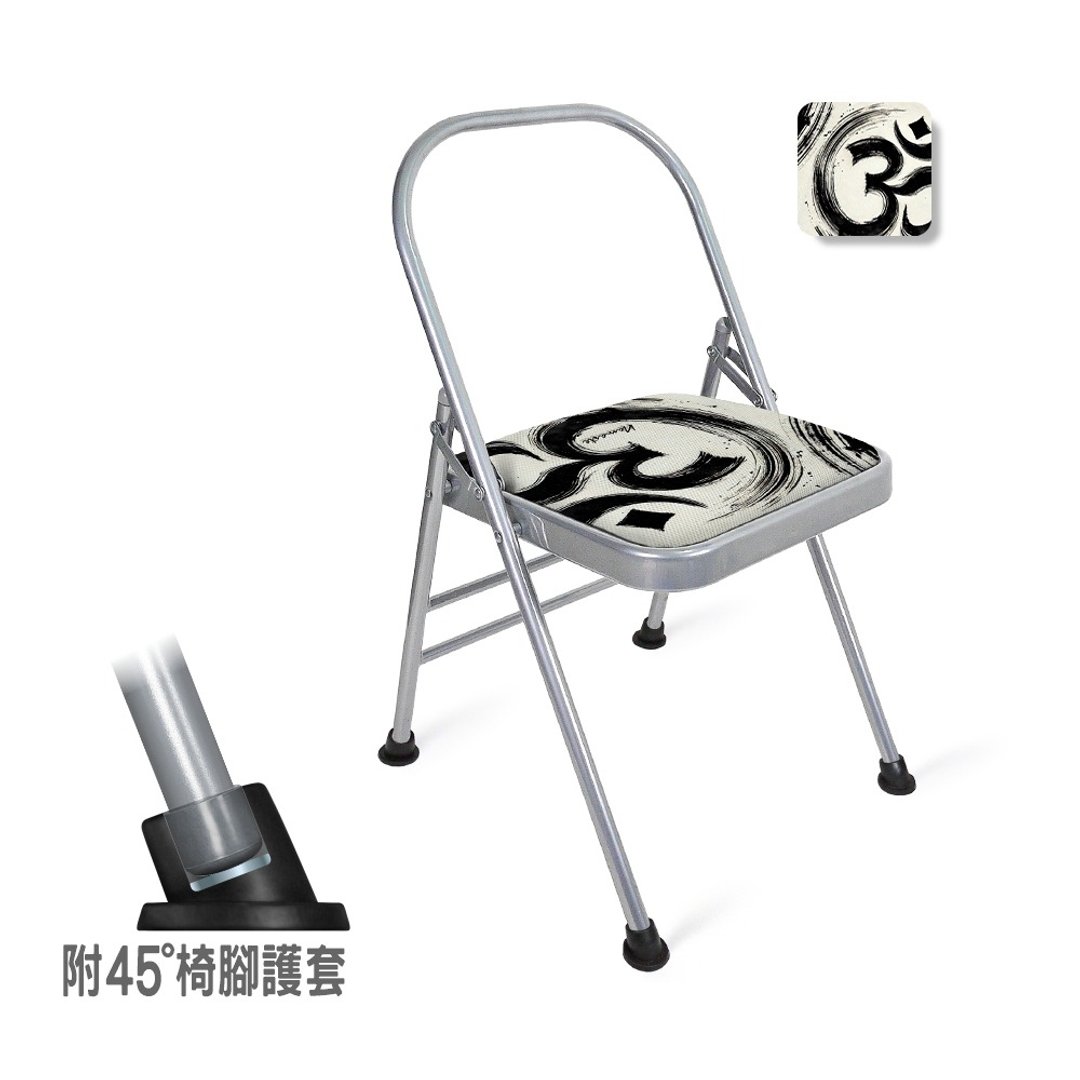 【NAMASTE】Isuey 蜂巢网透气防滑瑜珈椅(附腳套) - OM泼墨 - 运动/健身用品 - 其他材质 黑色