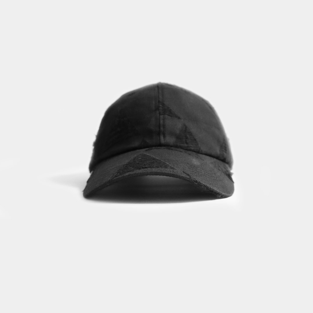 DYCTEAM - Triangle jacquard cap (black) - 帽子 - 棉．麻 黑色