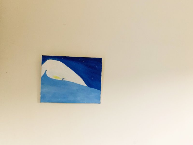 油画作品--山路 - 海报/装饰画/版画 - 棉．麻 