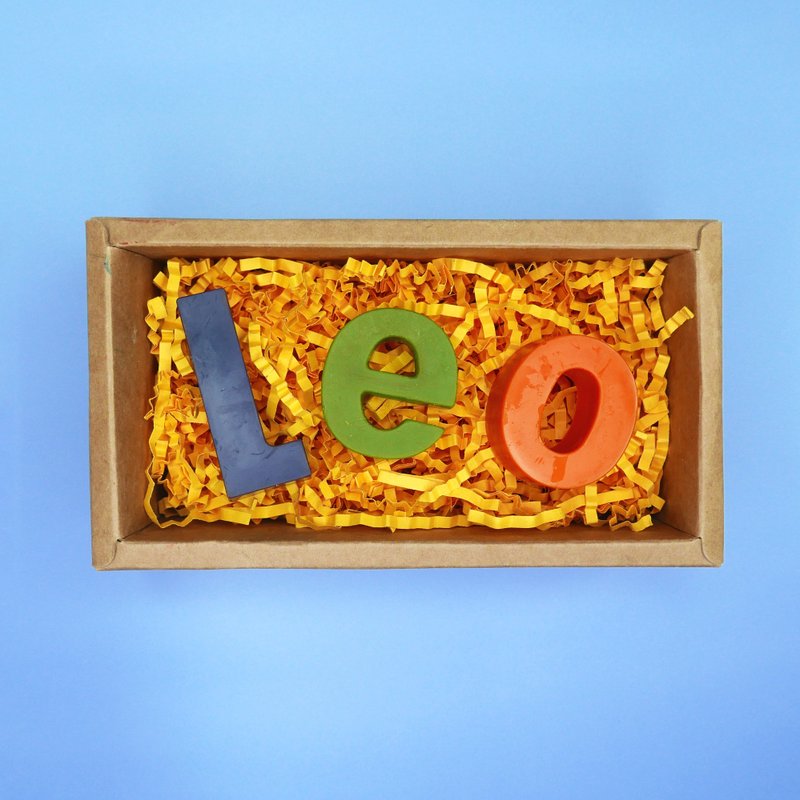 (儿童礼物) Go Doodle定制化名字儿童蜡笔 - 3字母套装 - 玩具/玩偶 - 蜡 