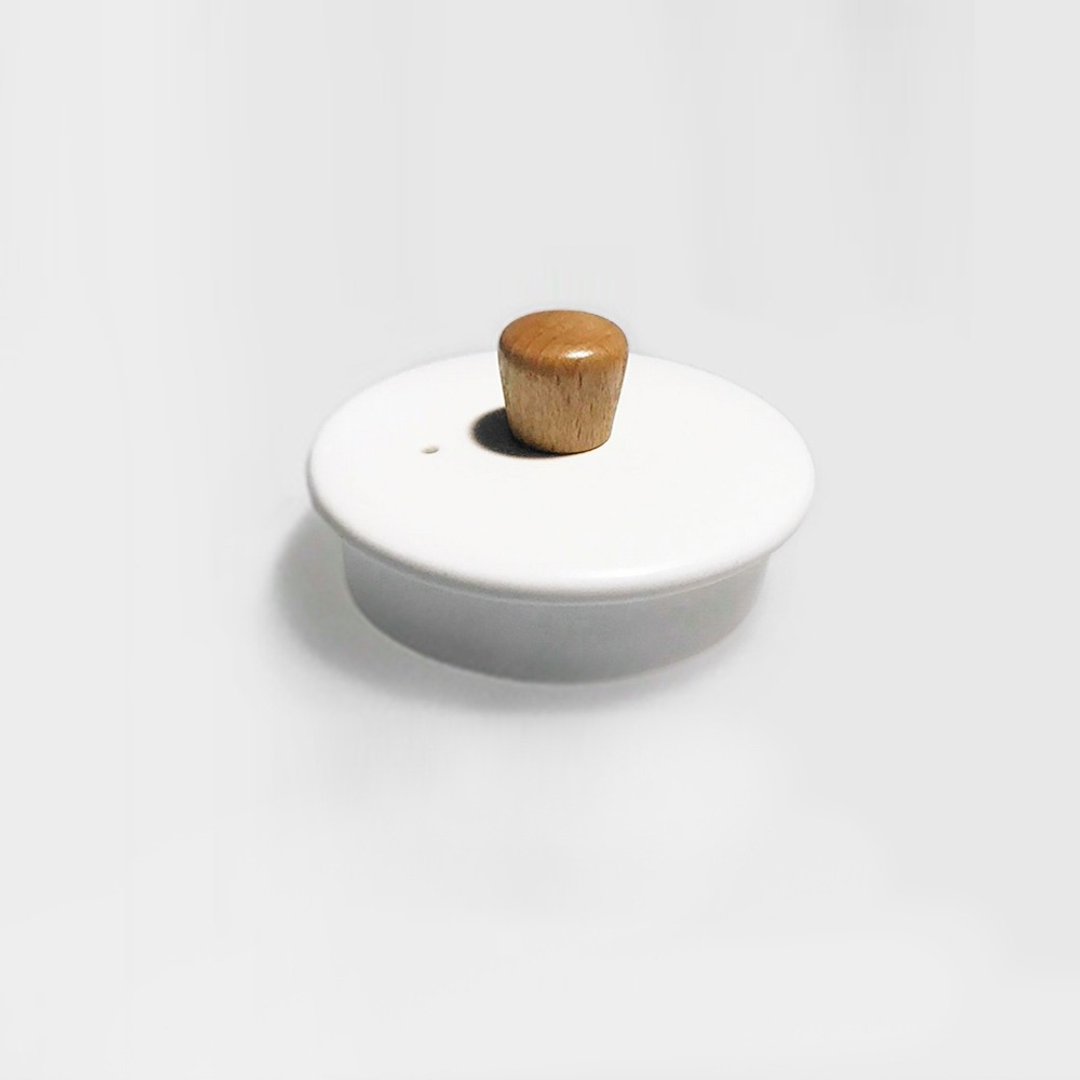 TAMAGO茶壶杯盖  陶瓷茶杯亦可共用 - 茶具/茶杯 - 瓷 白色