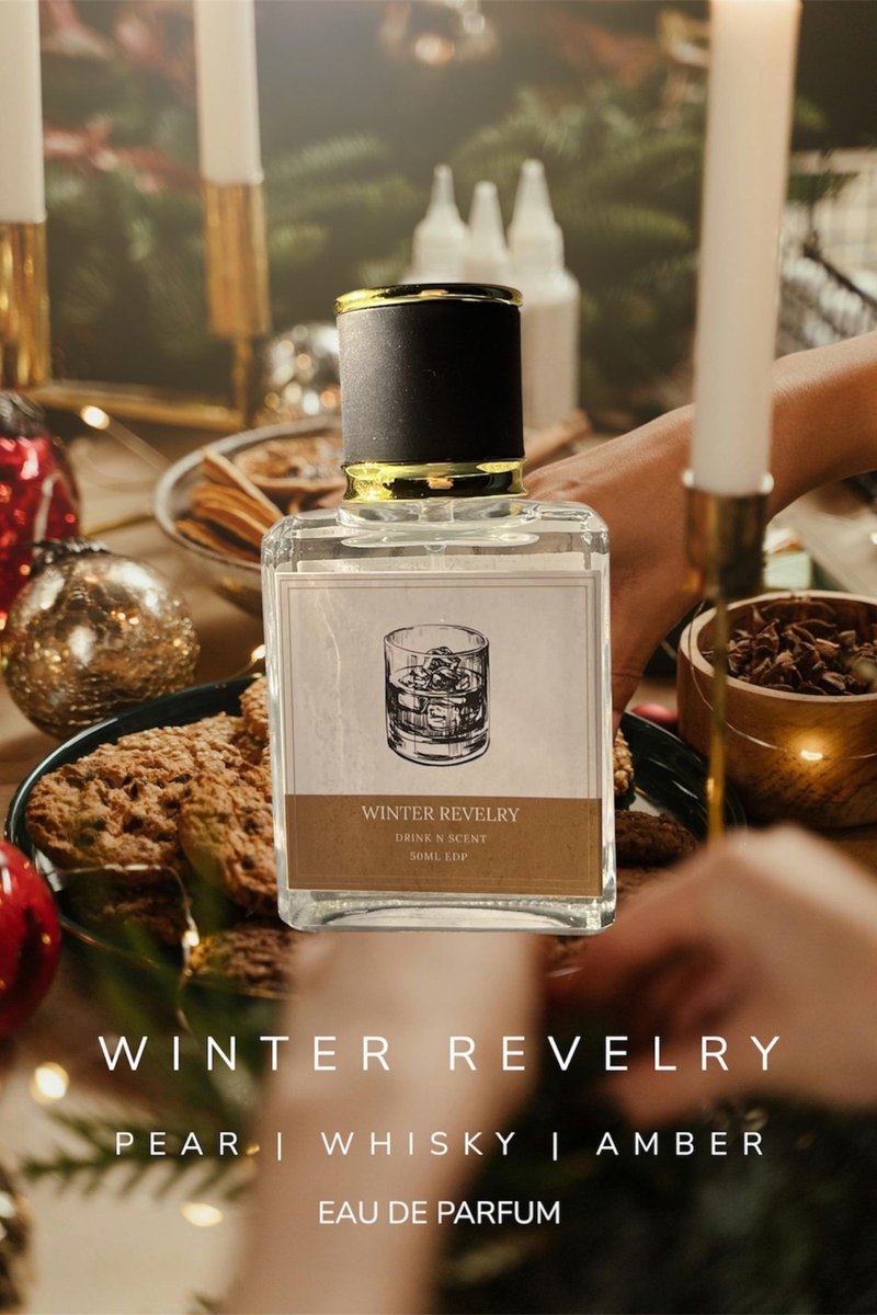 威士忌香水系列 - WINTER REVELRY (梨| 威士忌 | 琥珀) - 香水/香膏 - 玻璃 多色