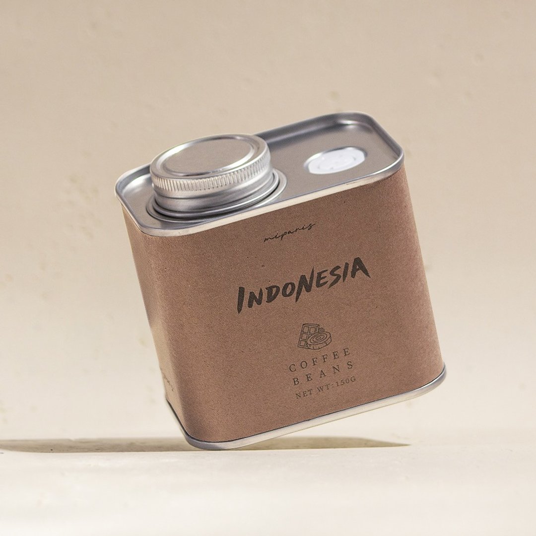 【醇厚之王】印尼 Indonesia 黄金曼特宁礼盒 150g - 咖啡 - 新鲜食材 灰色