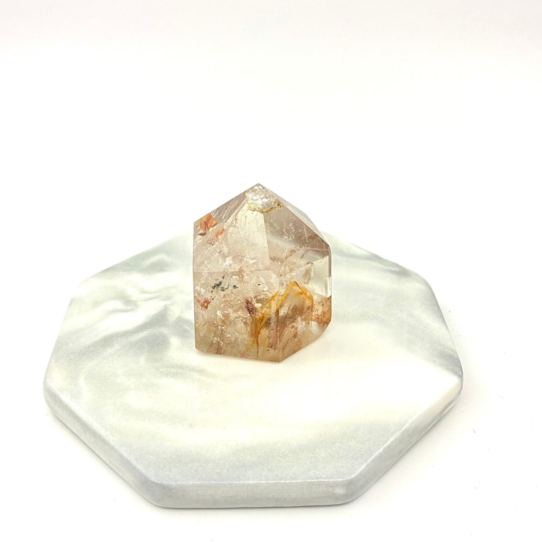 红胶花白水晶柱 | 水晶 | 水晶柱 | 水晶摆件 - 摆饰 - 水晶 透明