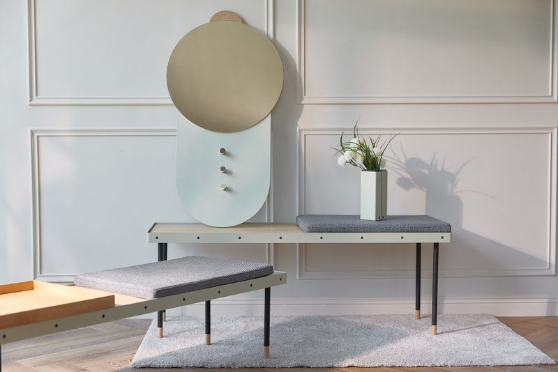 camino BARBARA 圆镜留言板 北欧玄关镜 造型镜 磁吸留言板 - 摆饰 - 玻璃 透明