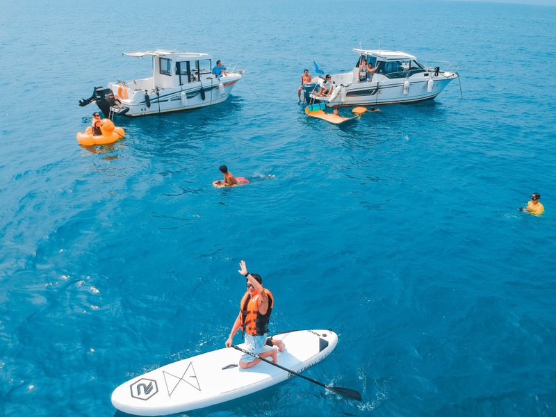 新北・淡水河游艇自驾SUP水上娱乐轻松玩 - 户外/室内活动 - 其他材质 