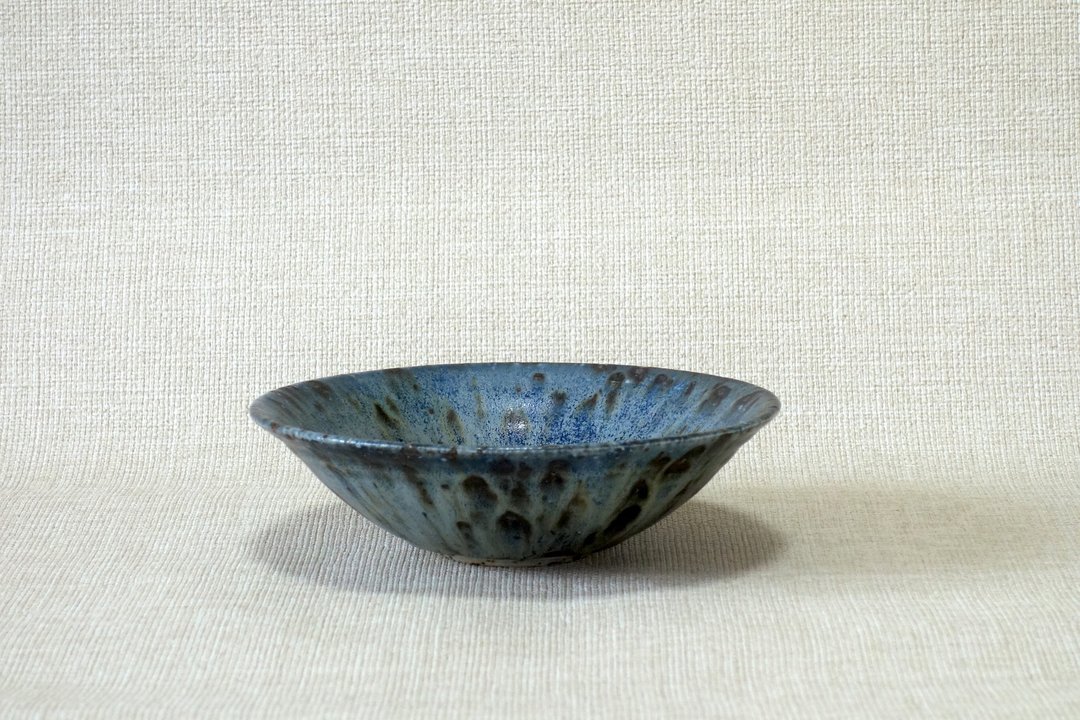 蓝釉壶窑c - 碗 - 陶 蓝色