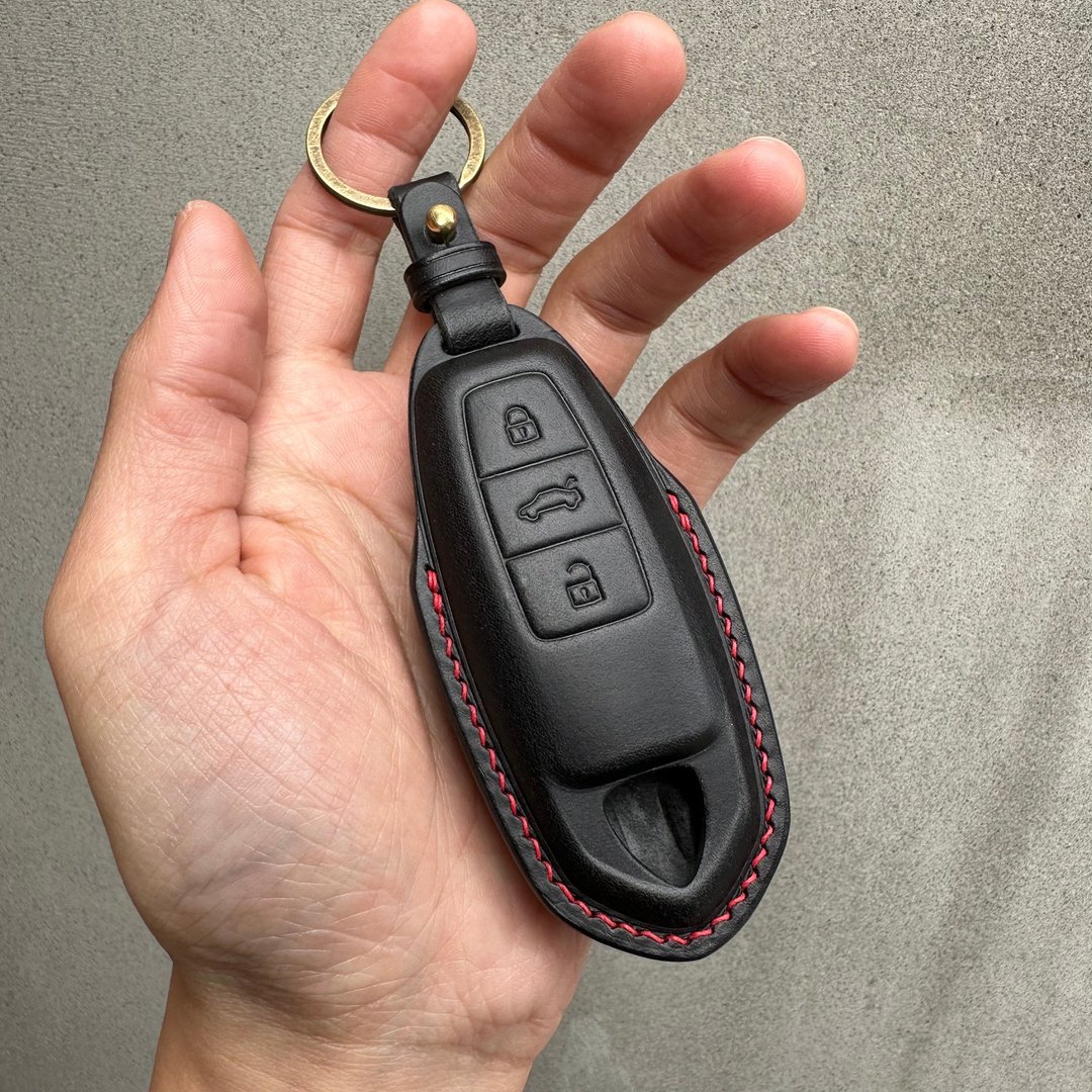 Lamborghini Buttero 钥匙皮套 Urus Lp700 LP610 Huracan - 钥匙链/钥匙包 - 真皮 红色