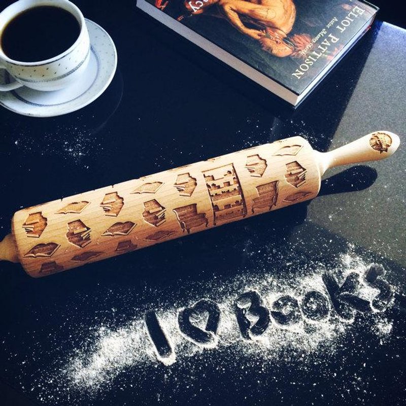 BOOK rolling pin * BOOKS - 厨房用具 - 木头 