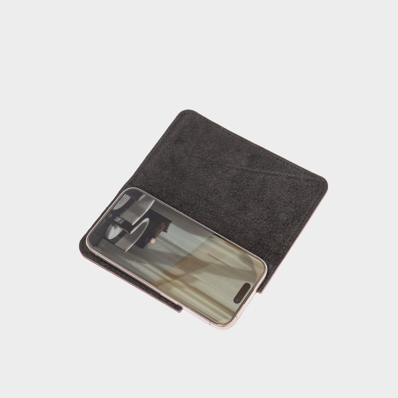 iPhone 16 Pro / 16 Pro Max 皮革翻盖钱包保护壳 | 优质皮革 - 手机壳/手机套 - 真皮 咖啡色