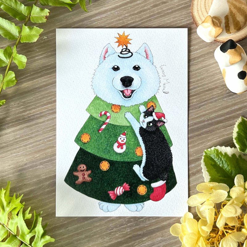 【猫疯子】明信片(104) - 卡片/明信片 - 纸 多色