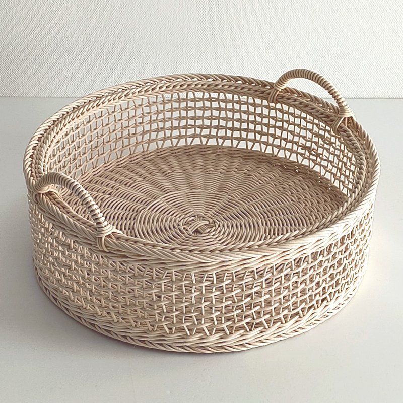 圆形篮子 直径31 高10 - 置物架/篮子 - 木头 