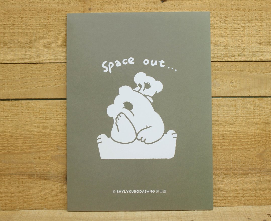 【16K笔记本】 黑田桑16K横线笔记(SPACE OUT)47417 - 笔记本/手帐 - 纸 咖啡色