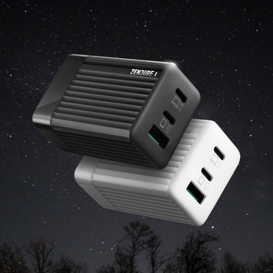 Zendure | SuperPort S3 | 65W GaN PD 快充三孔充电器 - 手机充电及周边 - 塑料 黑色
