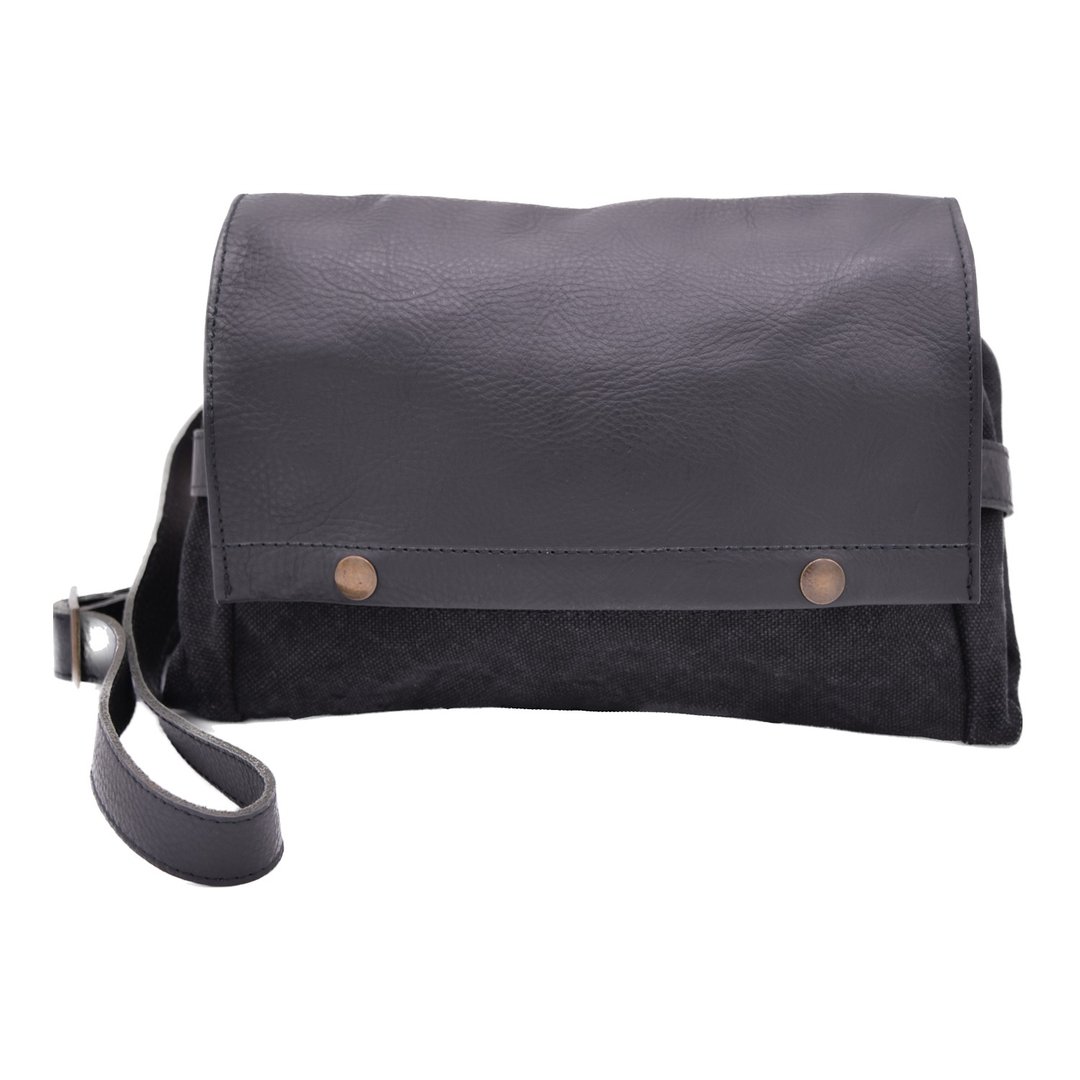 Military style bag #2 - 侧背包/斜挎包 - 真皮 多色