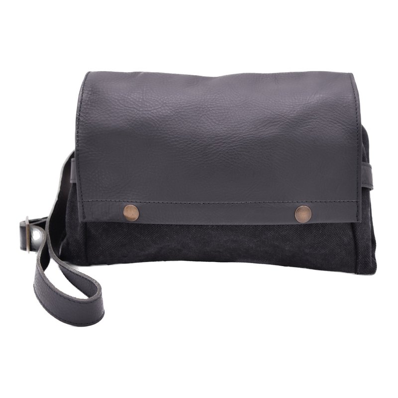 Military style bag #2 - 侧背包/斜挎包 - 真皮 多色