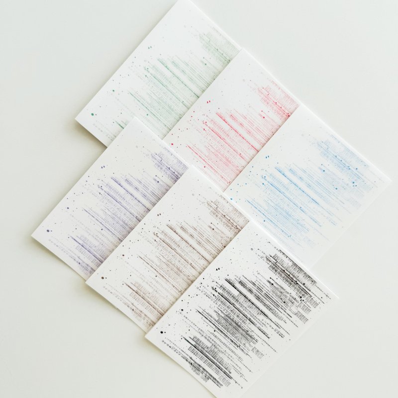 印刷数字透明贴纸 - 贴纸 - 纸 