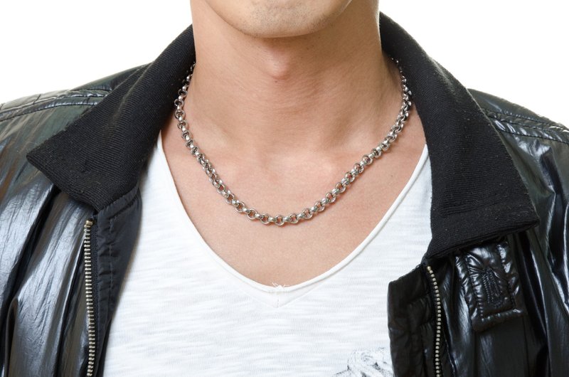 纯钛项链 风之恋(M) (抗敏/永不变质) - 项链 - 其他金属 银色