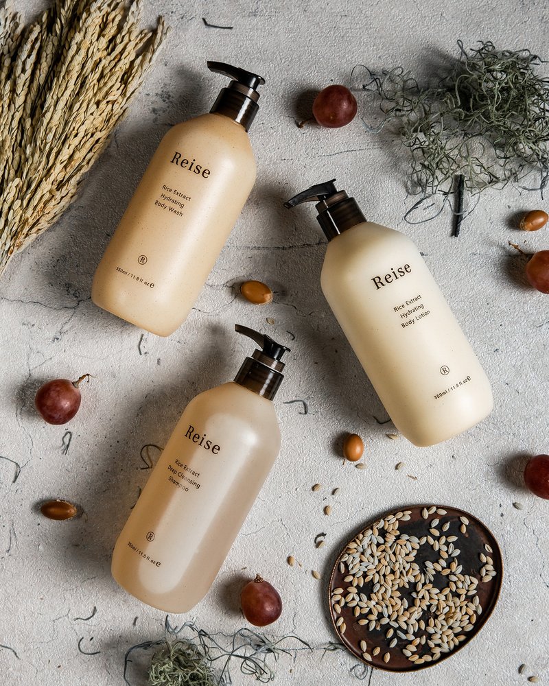Reise 米肤 身体系列组(洗发露+沐浴露+身体乳液) - 沐浴用品 - 其他材质 