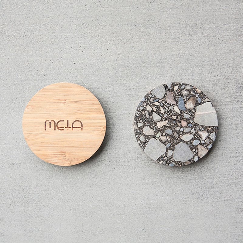 马路柏油杯垫 - 杯垫 - 木头 
