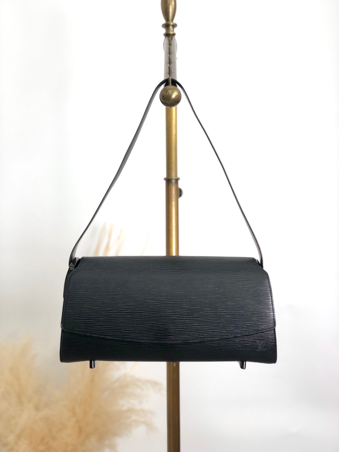 [日本直送，全新二手包] LOUIS VUITTON Epi 皮革单肩包，黑皮革，Nocturne GM，复古，sm3ym8 - 侧背包/斜挎包 - 真皮 黑色