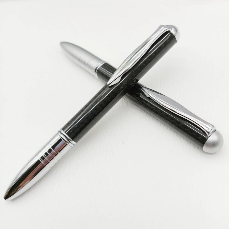 两用笔 手工编织 碳纤维*两用 原子笔Carbon Fiber 附笔盒 笔芯 - 圆珠笔/中性笔 - 其他材质 