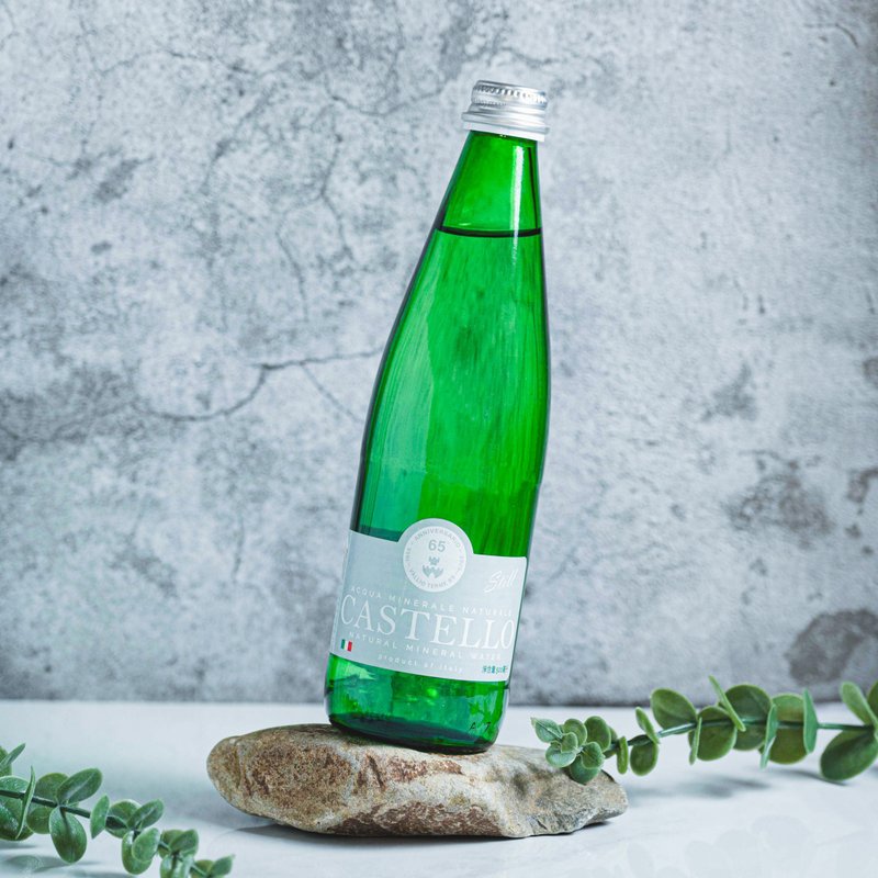 CASTELLO卡司得洛天然矿泉水 500ML 6瓶/箱 - 健康/养生 - 玻璃 透明