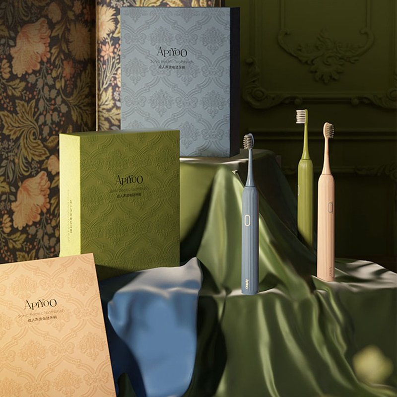 【免运特惠】声波情侣电动牙刷礼盒套装礼物/艾优apiyoo - 其他 - 其他材质 