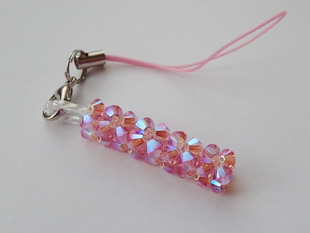 粉赚, 一直赚, 一支钻, 吊饰, SWAROVSKI ELEMENTS 施华洛世奇元 - 吊饰 - 玻璃 粉红色