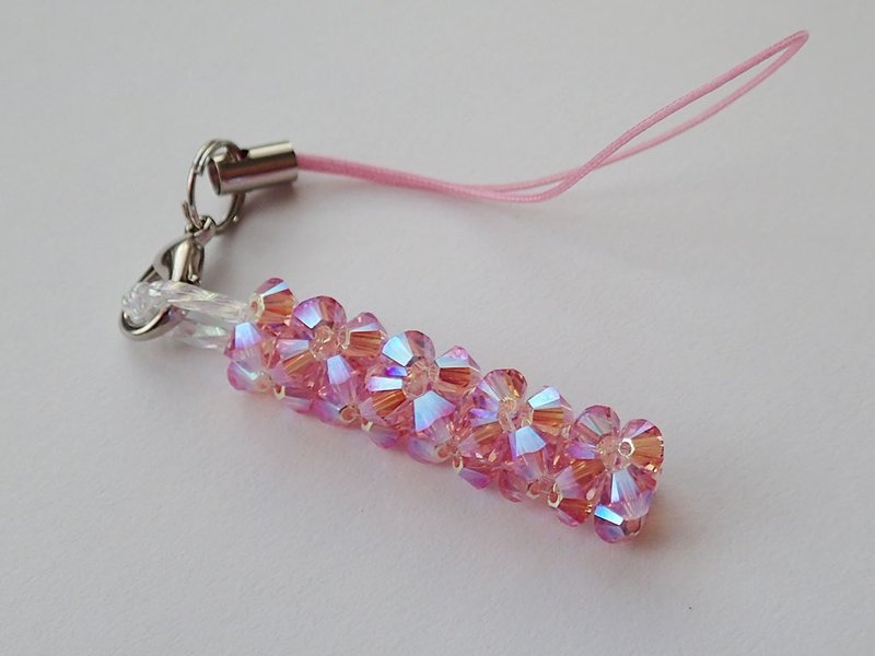 粉赚, 一直赚, 一支钻, 吊饰, SWAROVSKI ELEMENTS 施华洛世奇元 - 吊饰 - 玻璃 粉红色