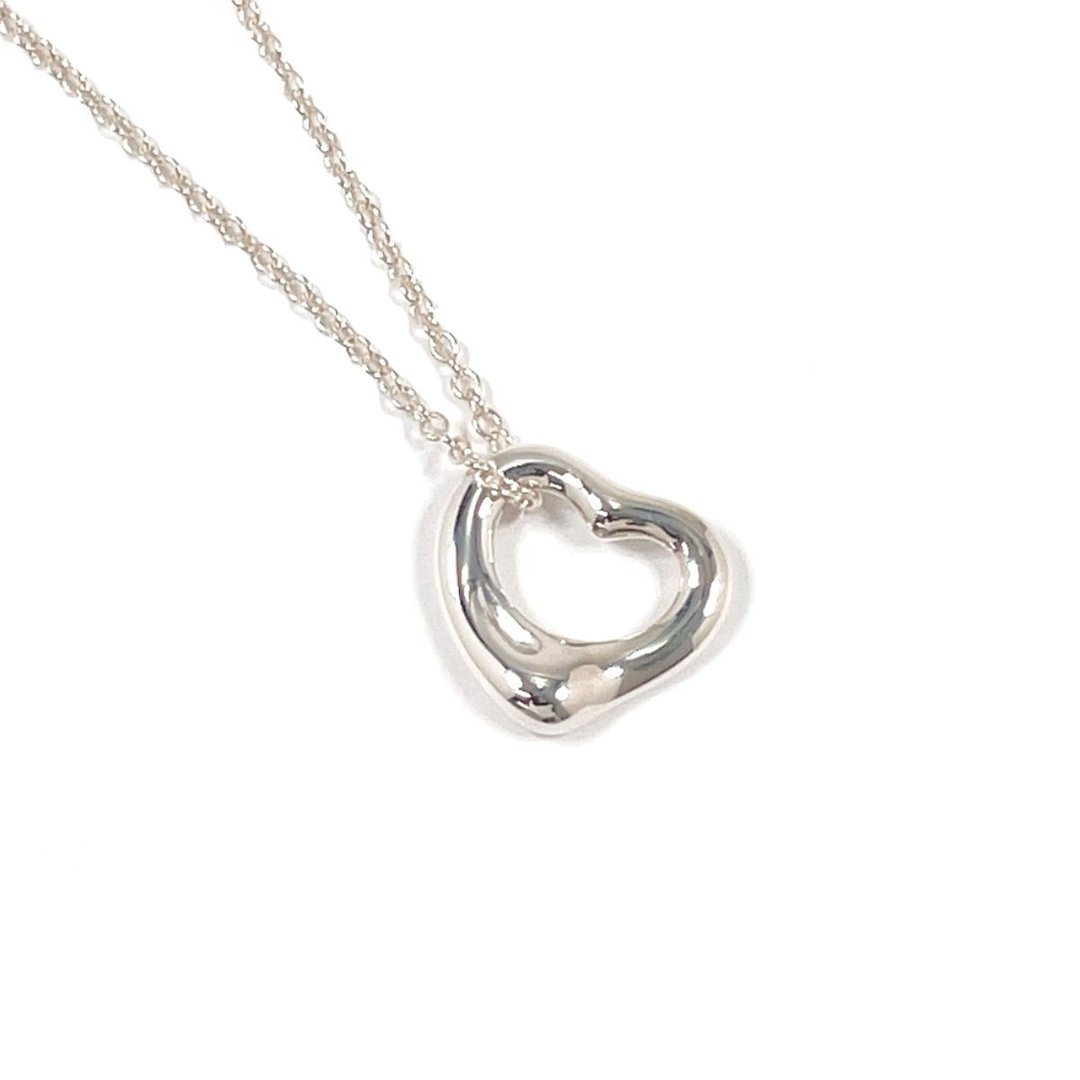 【日本直送．二手美品】蒂芙尼 TIFFANY&Co. 项链 经典isOpen Heart Elsa Peretti 银 925 饰品 - 项链 - 纯银 银色