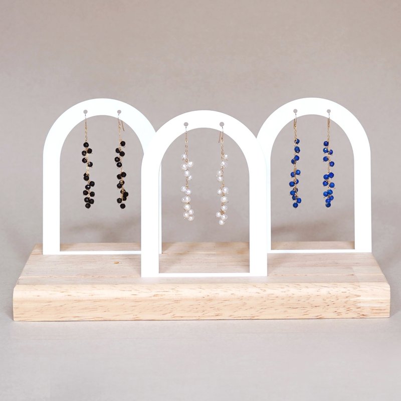 14KGF 随机款耳环 / 耳夹 - 耳环/耳夹 - 珍珠 多色