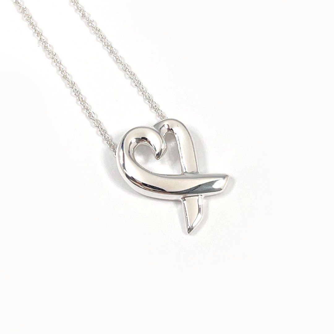 【日本直送 二手美品】蒂芙尼 TIFFANY&Co. 项链 拥抱爱心 毕卡索之爱 银 925 饰品 - 项链 - 纯银 银色