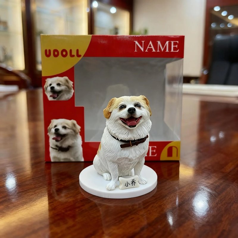 定制化狗狗 宠物 公仔 毛小孩 肖像画 似颜绘 定制 纪念 礼物  36 - 玩偶/公仔 - 粘土 多色