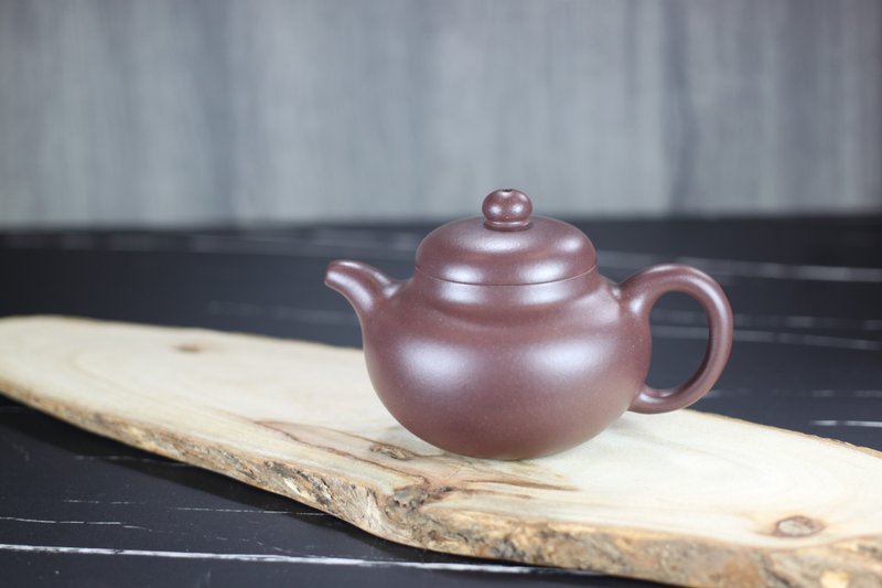 【送礼好物】柿圆 紫泥 宜兴紫砂 吴倩助工制 180ml - 茶具/茶杯 - 陶 
