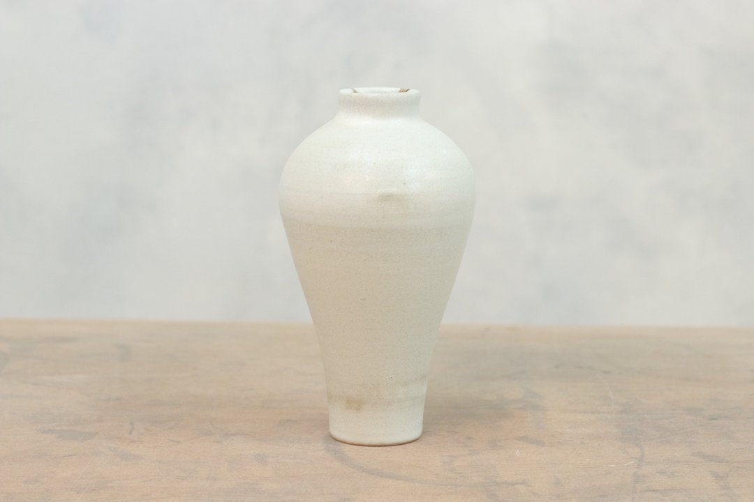 手工花瓶 - 花瓶/陶器 - 陶 白色