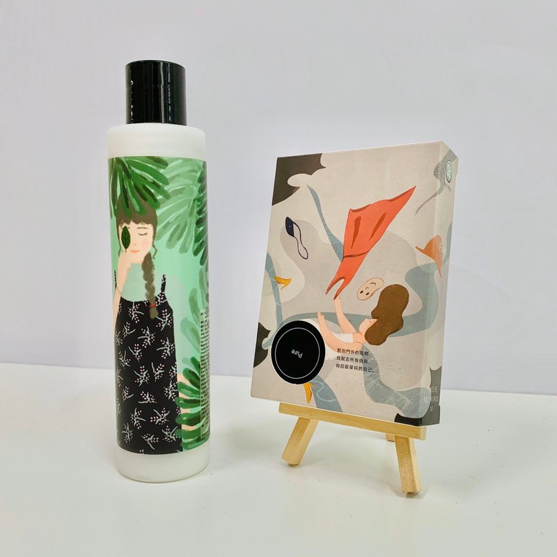 五周年疗愈特惠组-舒缓 / 淡蓝裸瓶身体乳&尤加利固体香水 - 香水/香膏 - 精油 