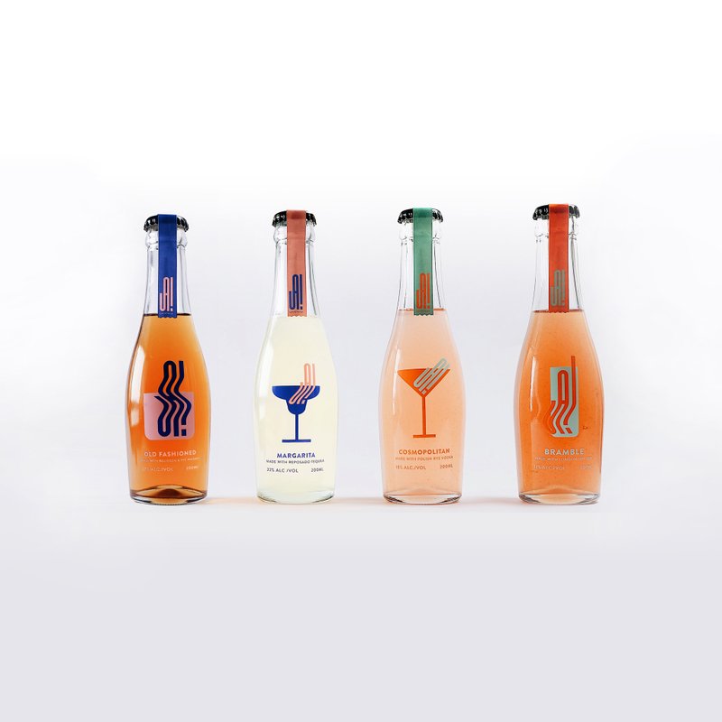 JA! Cocktails 4式混合套装 - 酒类 - 玻璃 