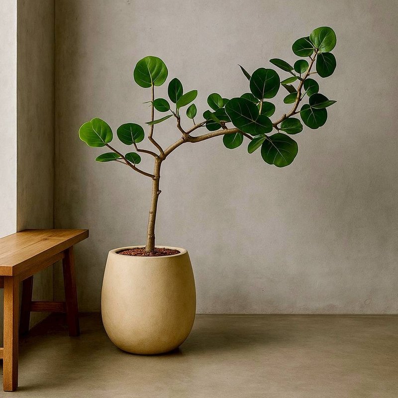 海葡萄 黄圆弧盆栽 开幕盆栽推荐 落地盆栽 送礼 - 植栽/盆栽 - 植物．花 绿色