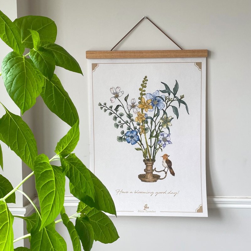 漫步植物园 / 日常花景木条挂画 - 海报/装饰画/版画 - 聚酯纤维 多色