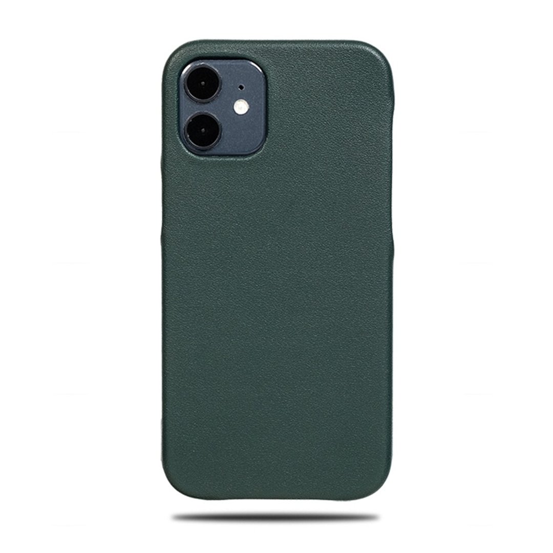 定制化 墨绿色真皮 IPHONE 12 Mini手机壳 - 手机配件 - 真皮 绿色