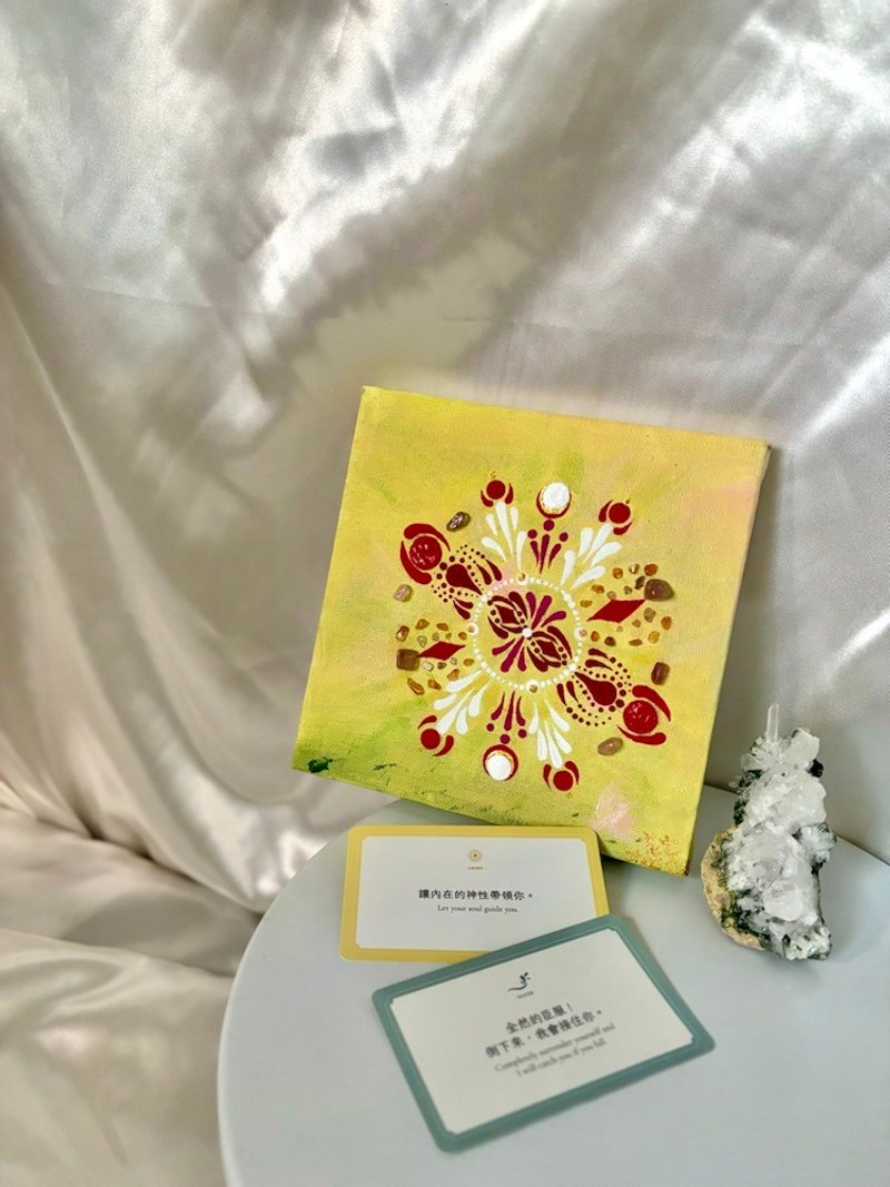 手绘能量曼陀罗－宇宙之光 - 海报/装饰画/版画 - 棉．麻 