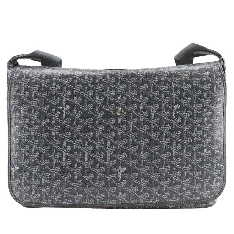 【日本直送】GOYARD 灰色 PVC Capetienne MM 侧背包 CAPETIMMLTY51CG51P 中性【二手】 - 侧背包/斜挎包 - 塑料 灰色