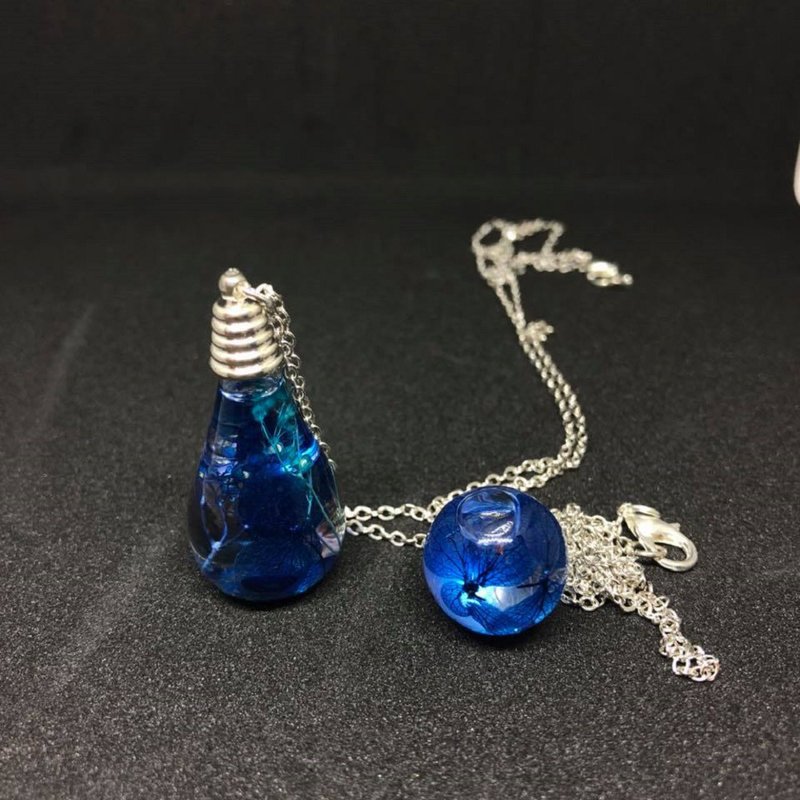 Oone_n_Only Handmade 玻璃波波颈链 (多色) - 颈链 - 玻璃 